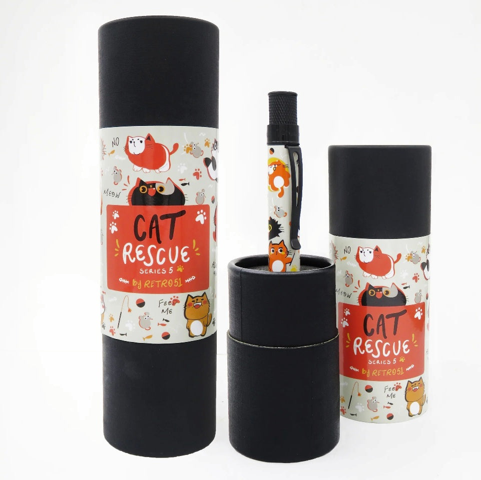 Retro 51 Tornado Ballpoint Pen, Cat Rescue Series 5