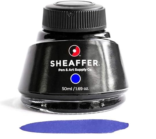 Sheaffer Fountain Pen Ink Bottle, Blue