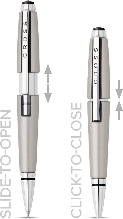 Cross Edge Rollerball Pen, Titanium