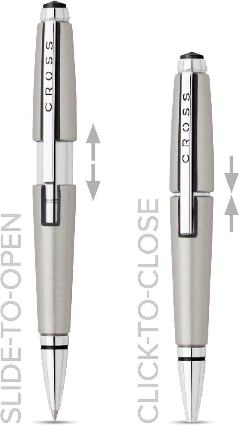 Cross Edge Rollerball Pen, Titanium