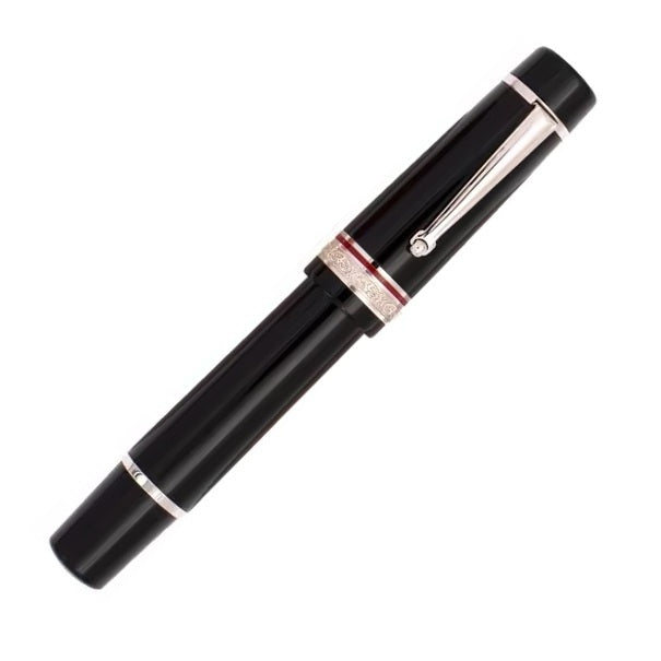 Delta Magnifica Rollerball Pen, Black & Red Trim