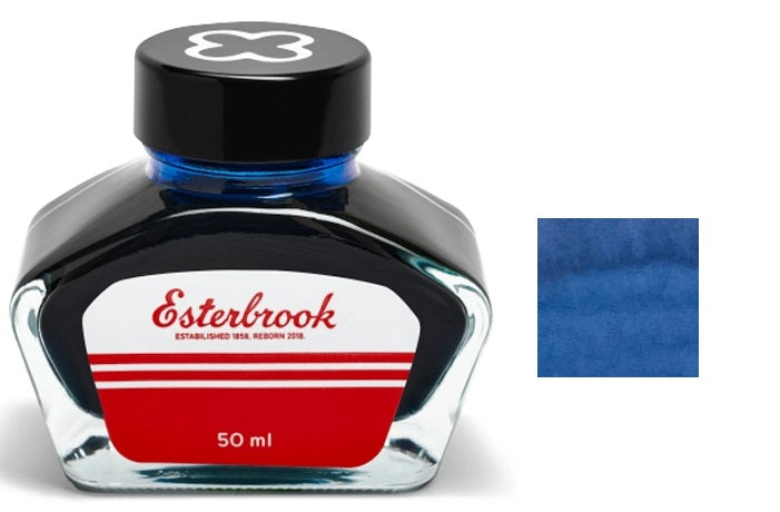 Esterbrook Fountain Pen Ink Bottle, 50ml, Cobalt Blue