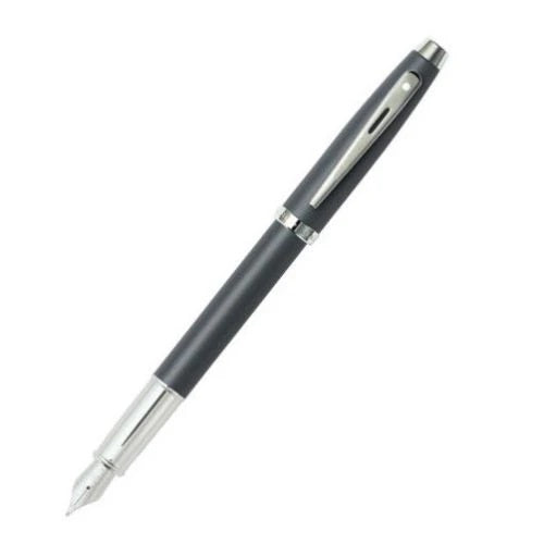 Sheaffer 100 Fountain Pen, Matte Grey & Chrome, No Box