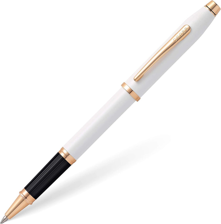 Cross Century II Rollerball Pen, Pearlescent White & Rose Gold