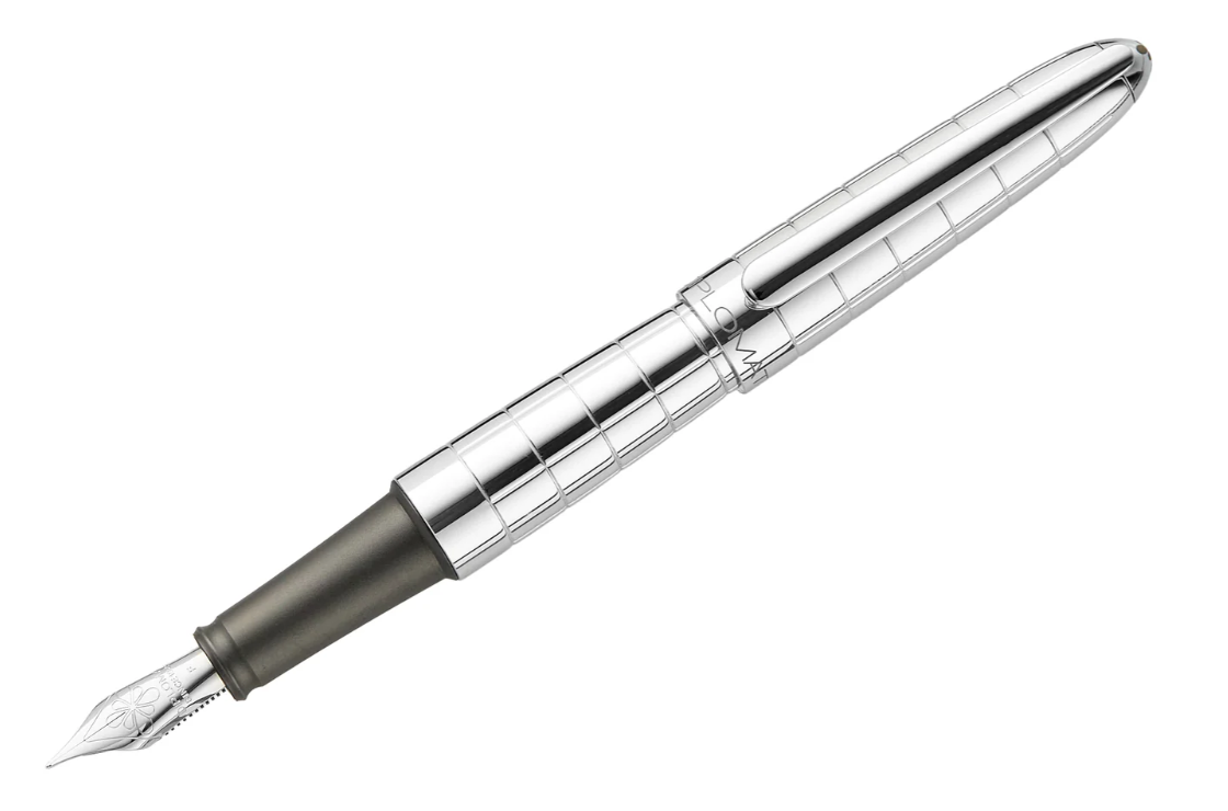 Diplomat Aero Rhomb Chrome Fountain Pen