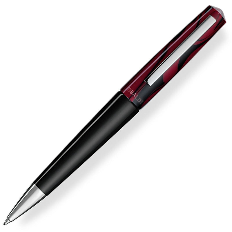 Tibaldi Infrangibile Mauve Red Resin Ballpoint Pen