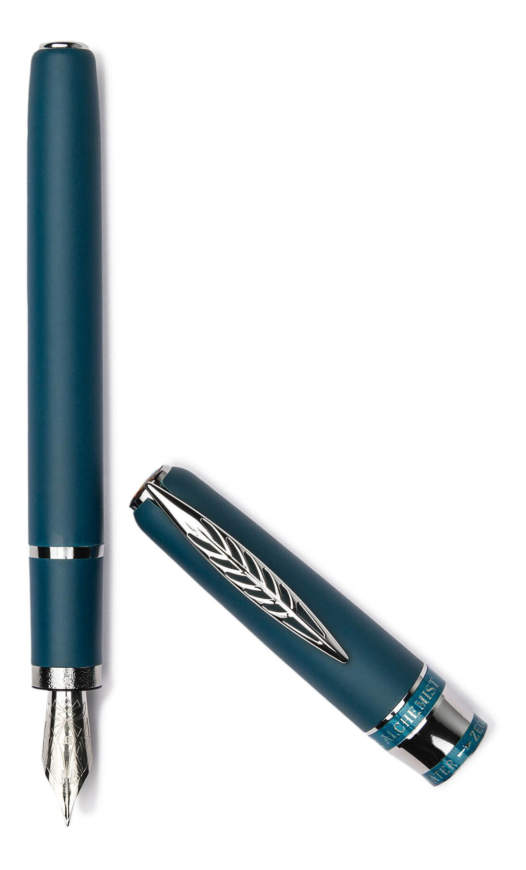 Pineider Alchemist Zeolite Fountain Pen, Kilauea Blue