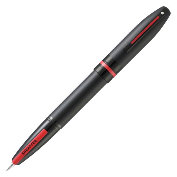 Sheaffer Icon Fountain Pen, Matte Black & Red Trim