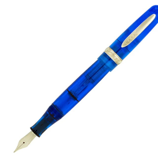 Stipula Etruria Limited Edition Rainbow Fountain Pen, Clear Blue