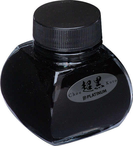 Platinum Fountain Pen Ink Bottle, Chou Kuro Black