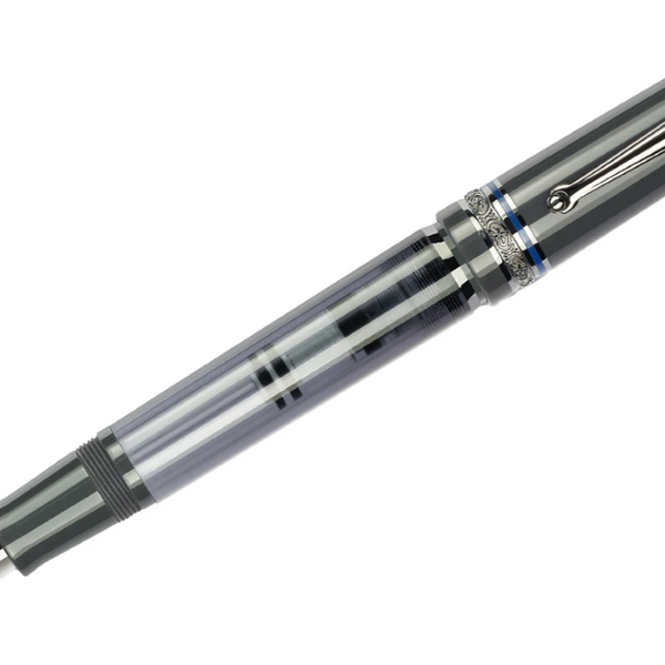 Delta Prestige Limited Edition Fountain Pen, Palladium Trim, 14K Nib