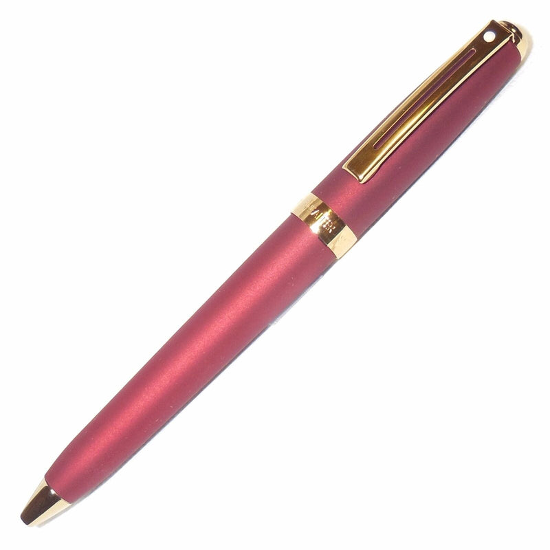 Sheaffer Prelude Ballpoint Pen, Cranberry Red & Gold, No Box
