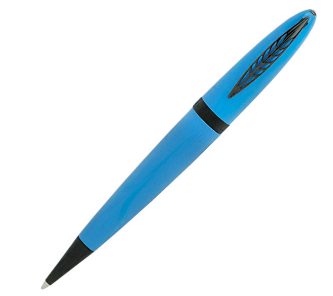 Pineider Modern Times (Tempi Moderni) Racing Blue - Black Trim, Ballpoint Pen