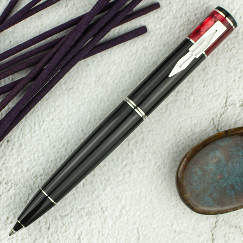 Delta Icon Red/Black Ballpoint Pen
