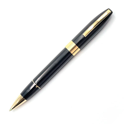 Sheaffer Legacy Rollerball Pen, Black Lacquer & Gold, USA Made, No Box