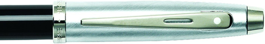 Sheaffer 100 Rollerball Pen, Brushed Chrome & Black