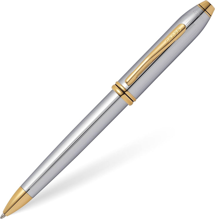 Cross Townsend Ballpoint Pen, Medalist Chrome & Gold