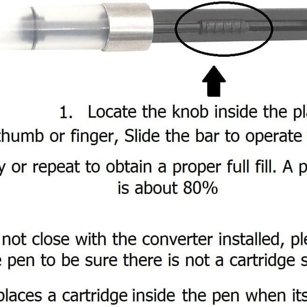 Cross Fountain Pen Ink Bottle Converter, Fits All Models