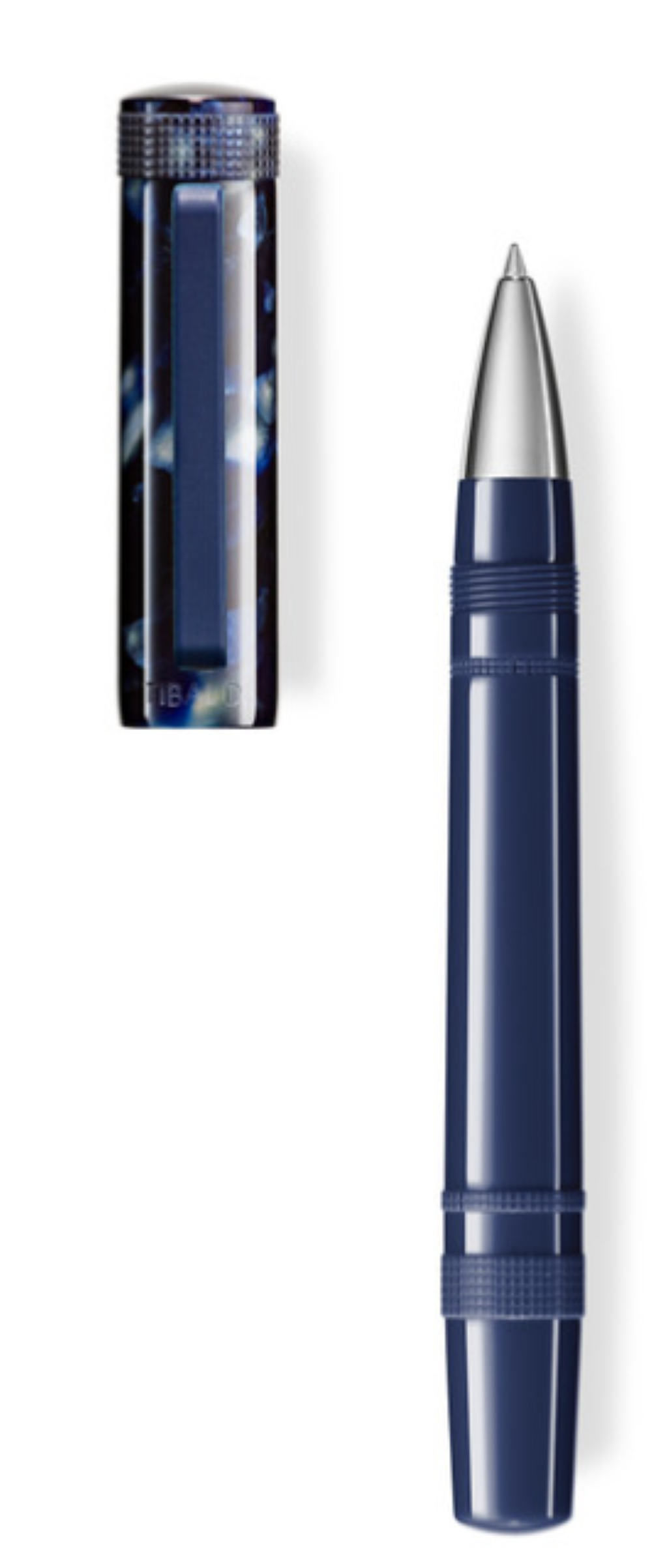 Tibaldi Perfecta Stonewash Blue Rollerball Pen