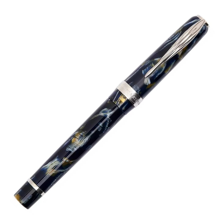 Pineider Limited Edition Ancient Materials Wild Blue Rollerball Pen