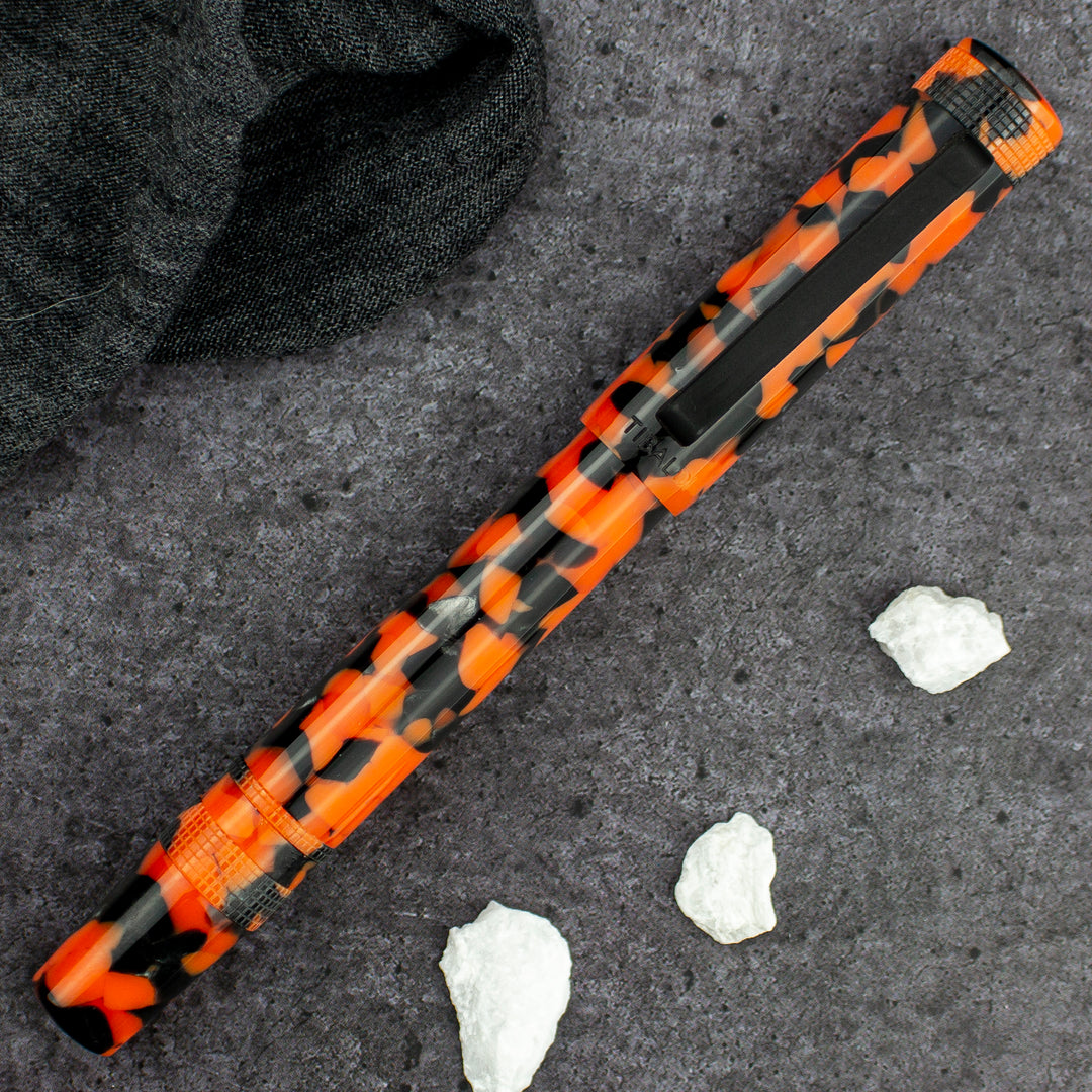 Tibaldi Perfecta LP Vinyl Orange Fountain Pen