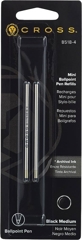 Cross Mini Ballpoint Pen Refills, Tech3, TrackR