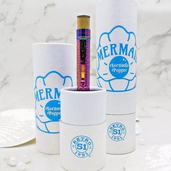 Retro 51 Tornado Popper Limited Edition Rollerball Pen, Mermaid