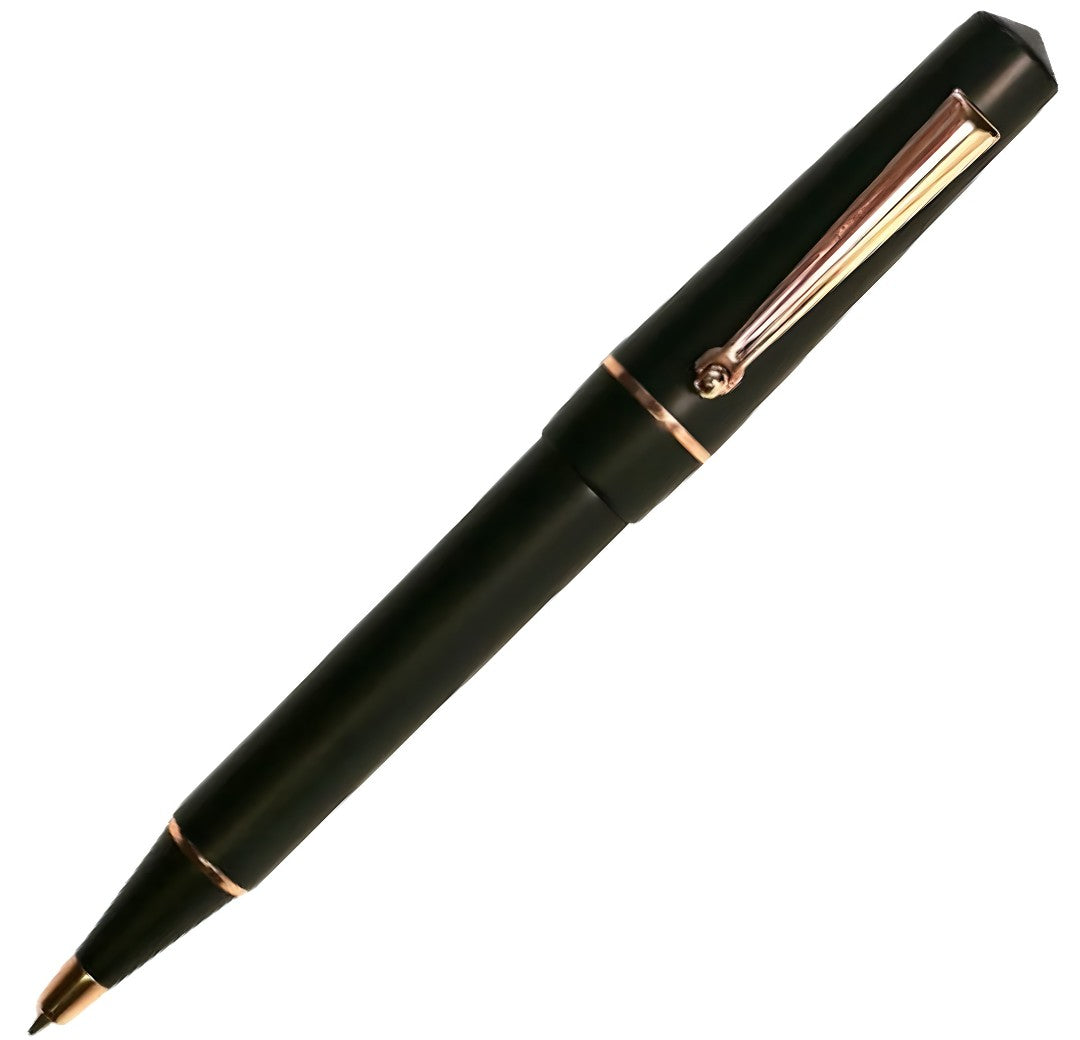 Delta Duna Ballpoint Pen, Matte Black & Rose Gold