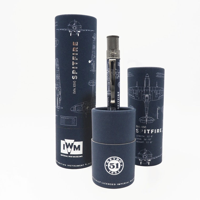 Retro 51 Tornado Imperial War Museums Rollerball Pen, Spitfire Blueprint