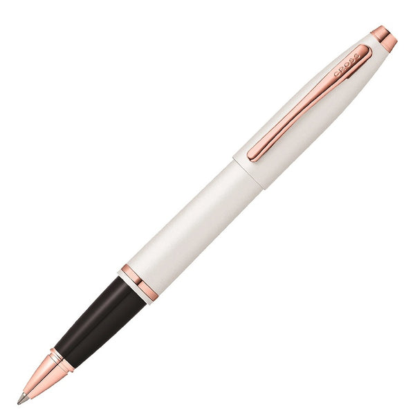 Cross Calais Rollerball Pen, White & Rose Gold