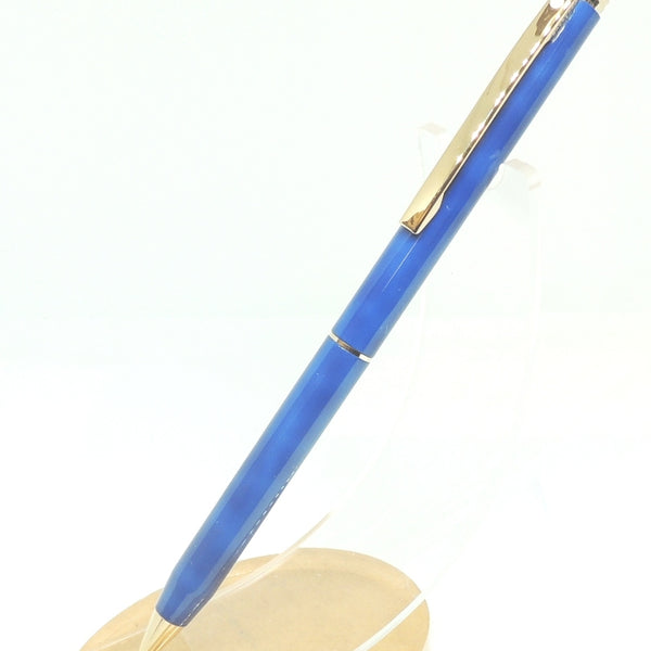 Sheaffer Fashion Mechanical Pencil, Blue Ronce & Gold, USA Made, No Box