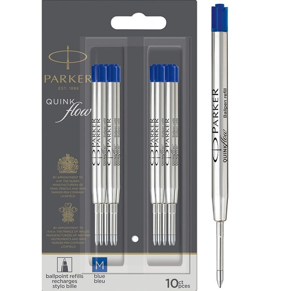 Parker Pen Refills, 10 Pack, Made In France
