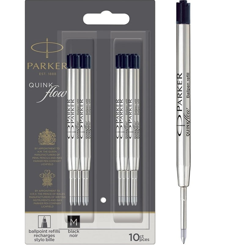 Parker Pen Refills, 10 Pack, Made In France
