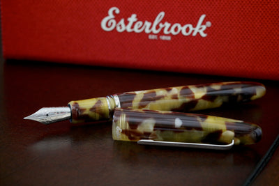 Esterbrook Estie Standard Fountain Pen, Tortoise, Gold Trim