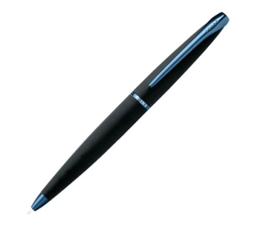 Cross ATX Basalt Black w Dark Blue PVD Trim Ballpoint Pen