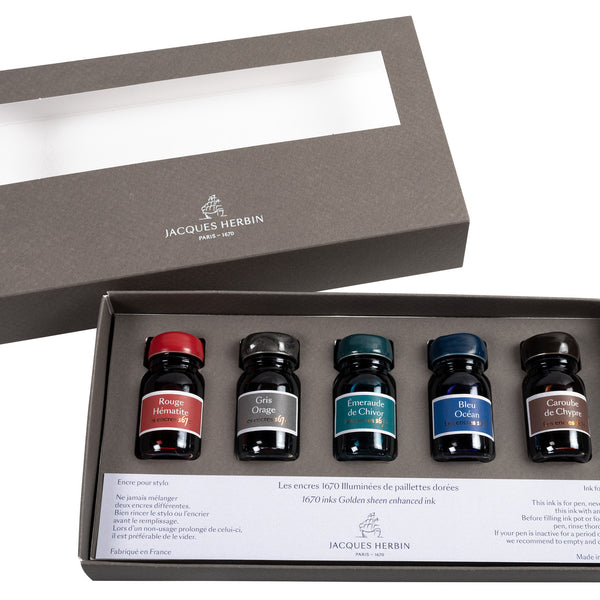 Jacques Herbin 1670 Anniversary Ink Gift Set