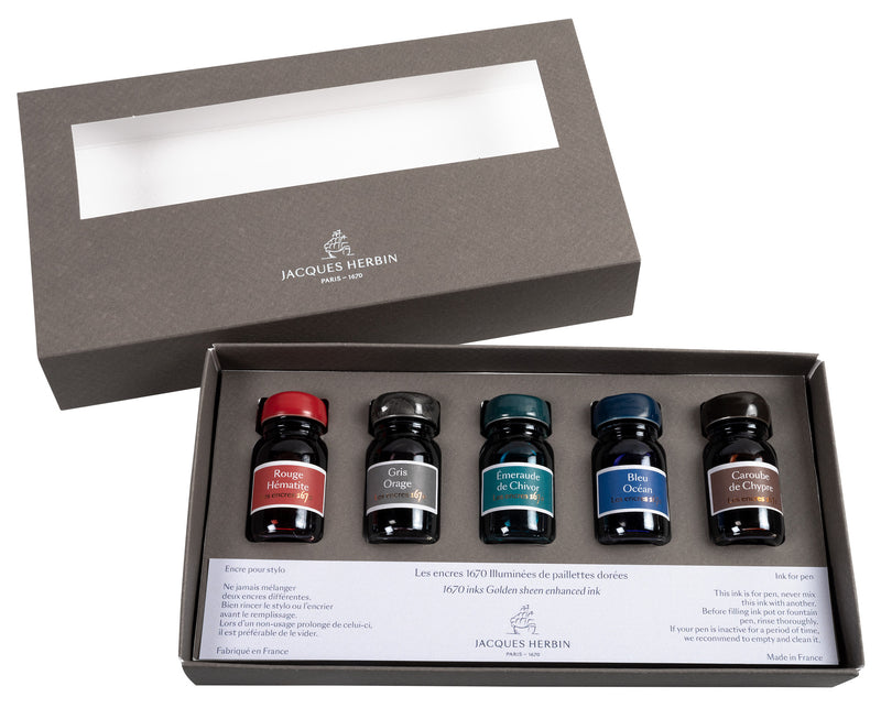 Jacques Herbin 1670 Anniversary Ink Gift Set