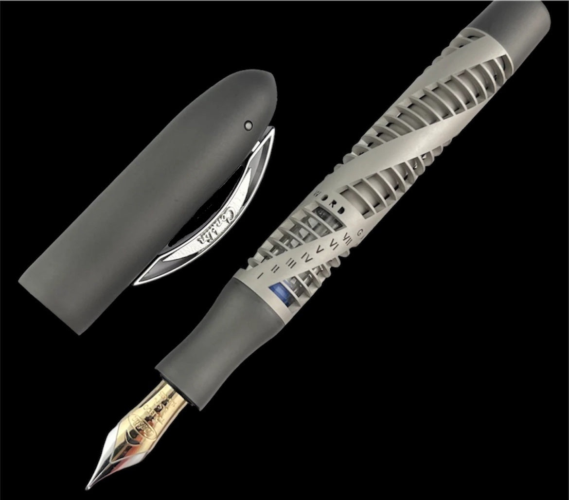 Conklin Futura 125 Anniversary Limited Edition Fountain Pen, Titanium