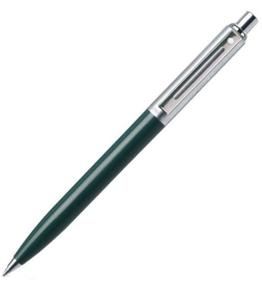 Sheaffer Sentinel Ballpoint Pen, Dark Green & Chrome
