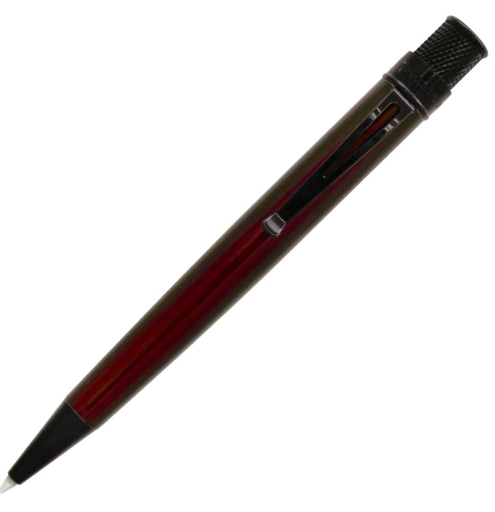 Retro 51 Tornado Rollerball Pen, Black Cherry