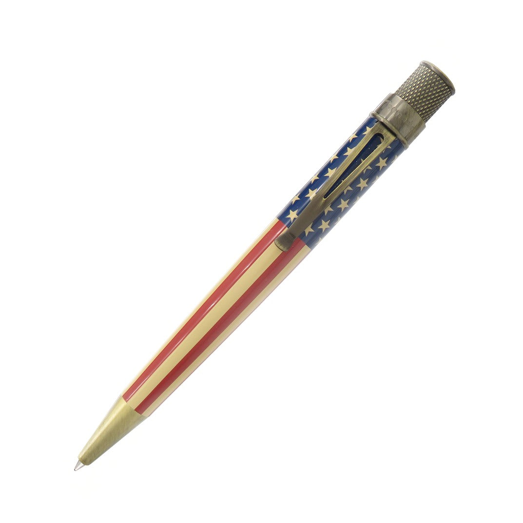 Retro 51 Tornado Vintage Metalsmith Rollerball Pen, Tribute 250 Flag