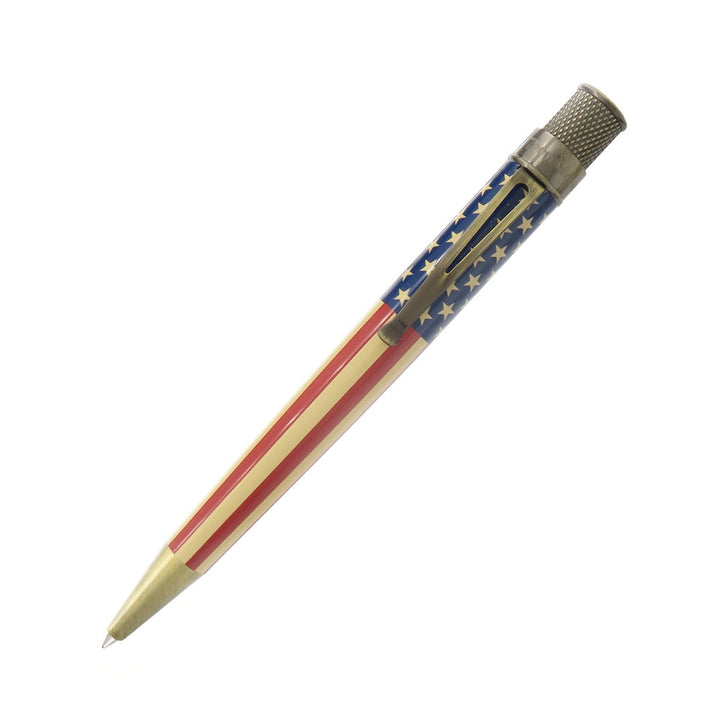 Retro 51 Tornado Vintage Metalsmith Rollerball Pen, Tribute 250 Flag