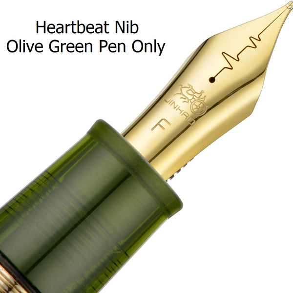 Jinhao Dadao 9019 Oversize Fountain Pen, Gold Trim