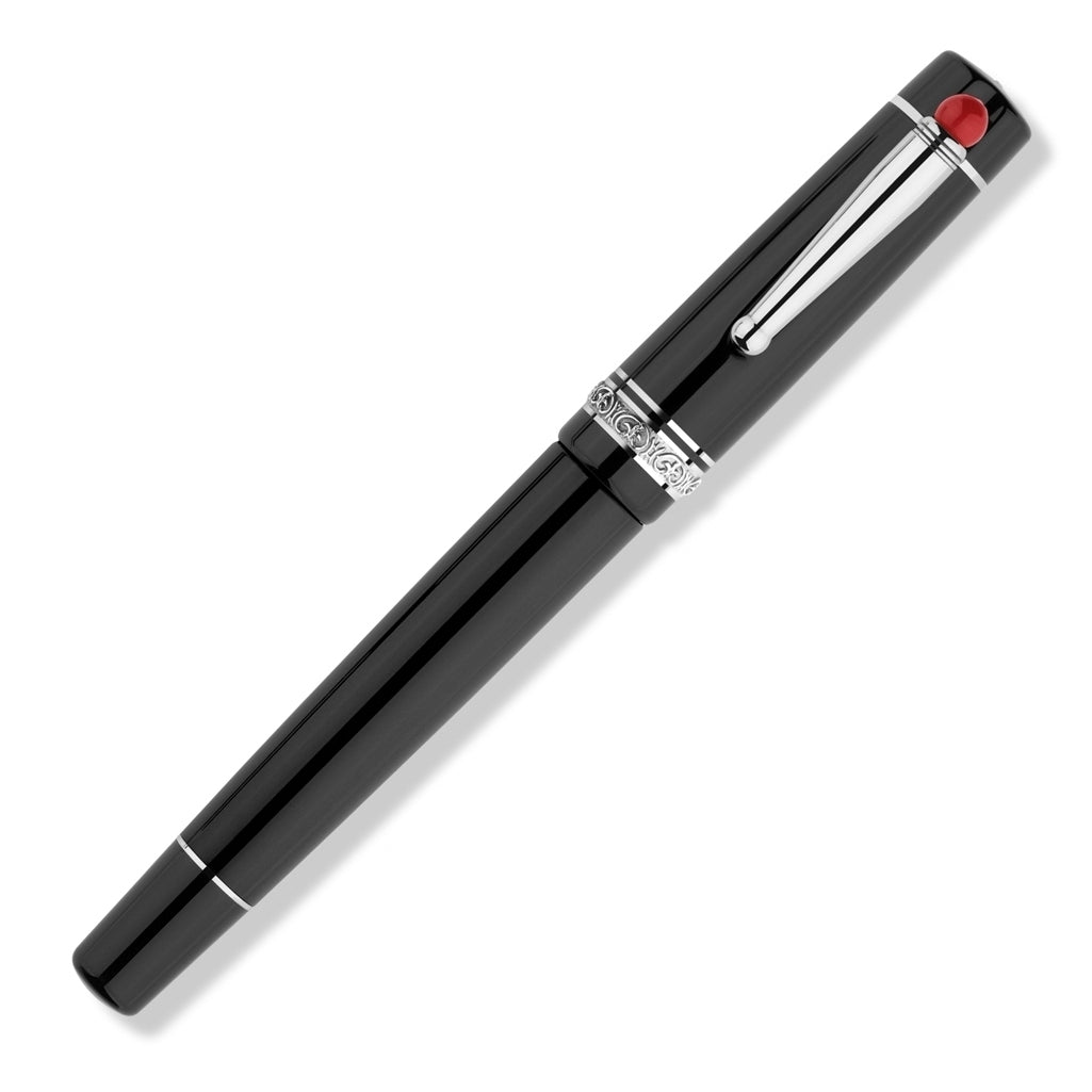 Delta WE 17 Lucky Charm Rollerball Pen, Black Resin