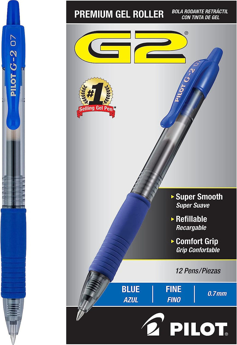 Pilot G2 Premium Rollerball Pen, 0.7mm, 12 Box
