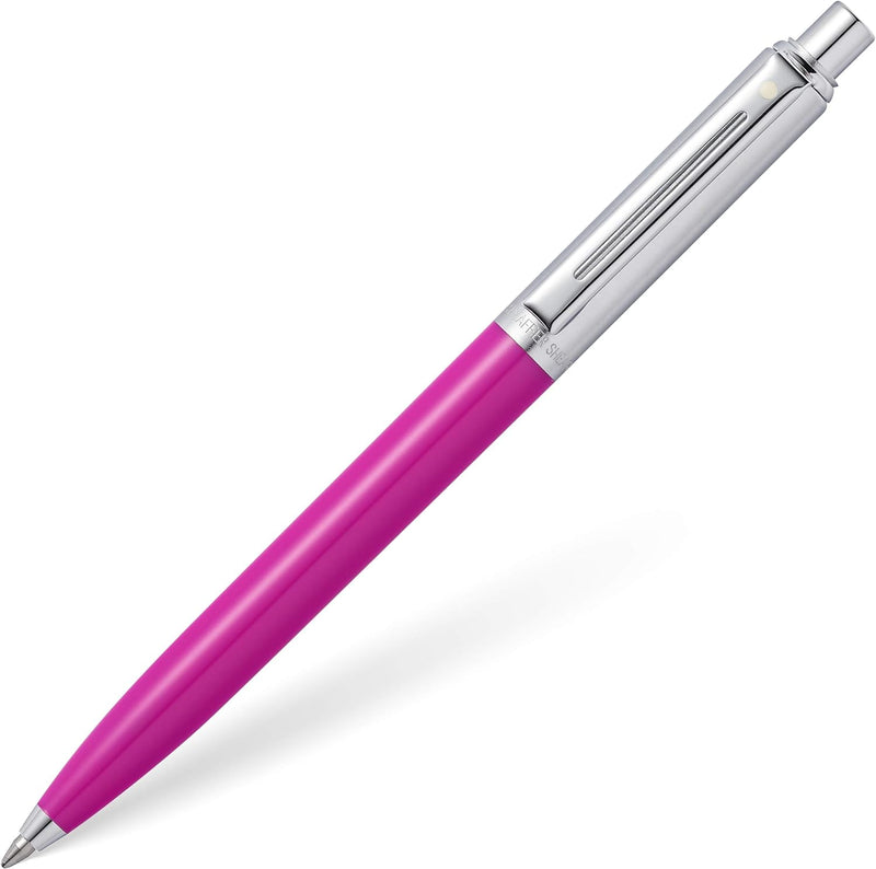 Sheaffer Sentinel Ballpoint Pen, Fuchsia & Chrome, No Box