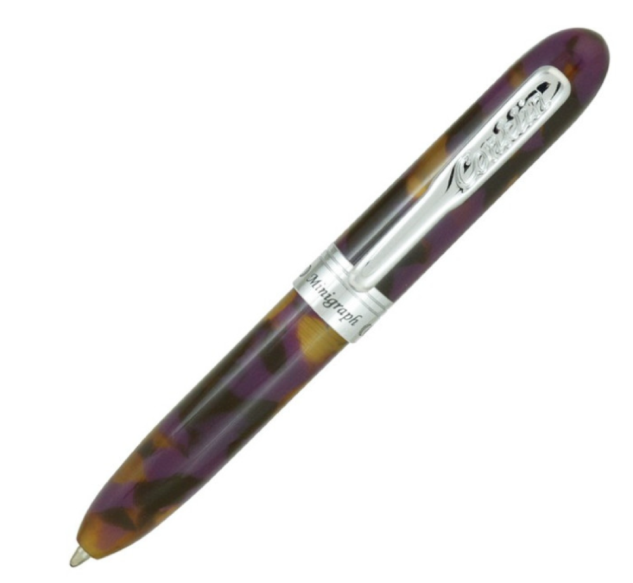 Conklin Minigraph Ballpoint Pen, Purple Dunes