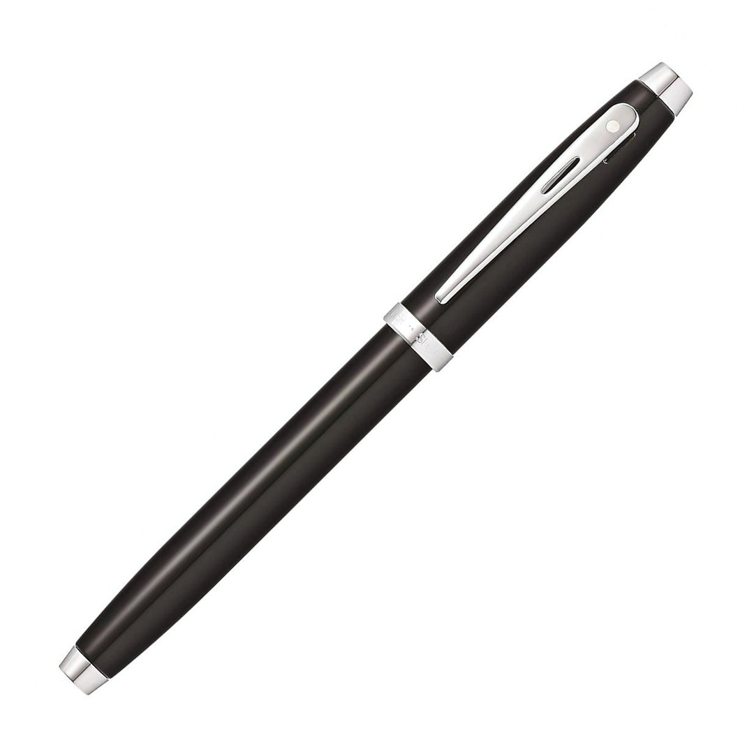 Sheaffer 100 Rollerball Pen, Black & Chrome, No Box