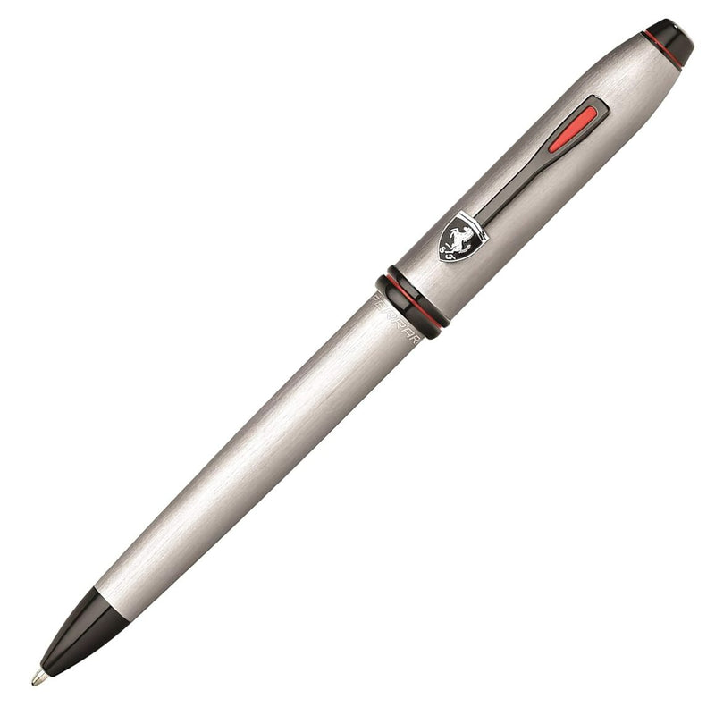 Cross Townsend Ferrari Ballpoint Pen, Brushed Chrome, No Box