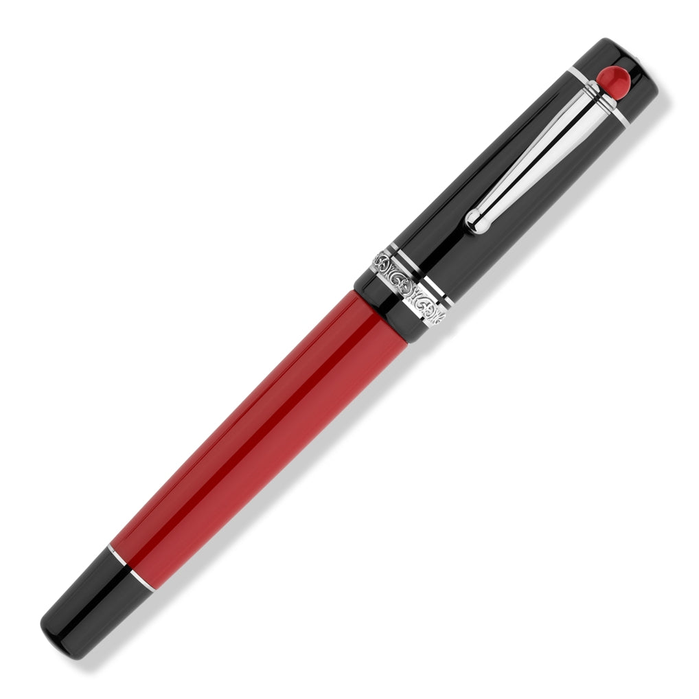 Delta WE Lucky Charm Fountain Pen, Smorfia Red & Black